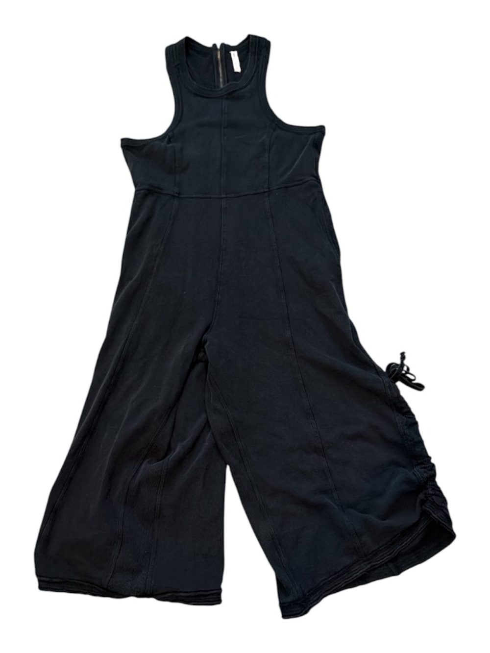 Daily Practice (Anthropologie) sleeveless seamed wide leg jumpsuit